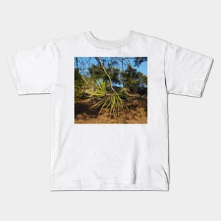 Fir needles in the Provence in the South of France. Kids T-Shirt